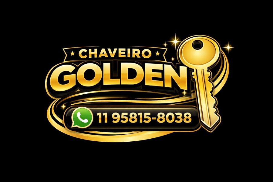 Logo do Chaveiro Golden